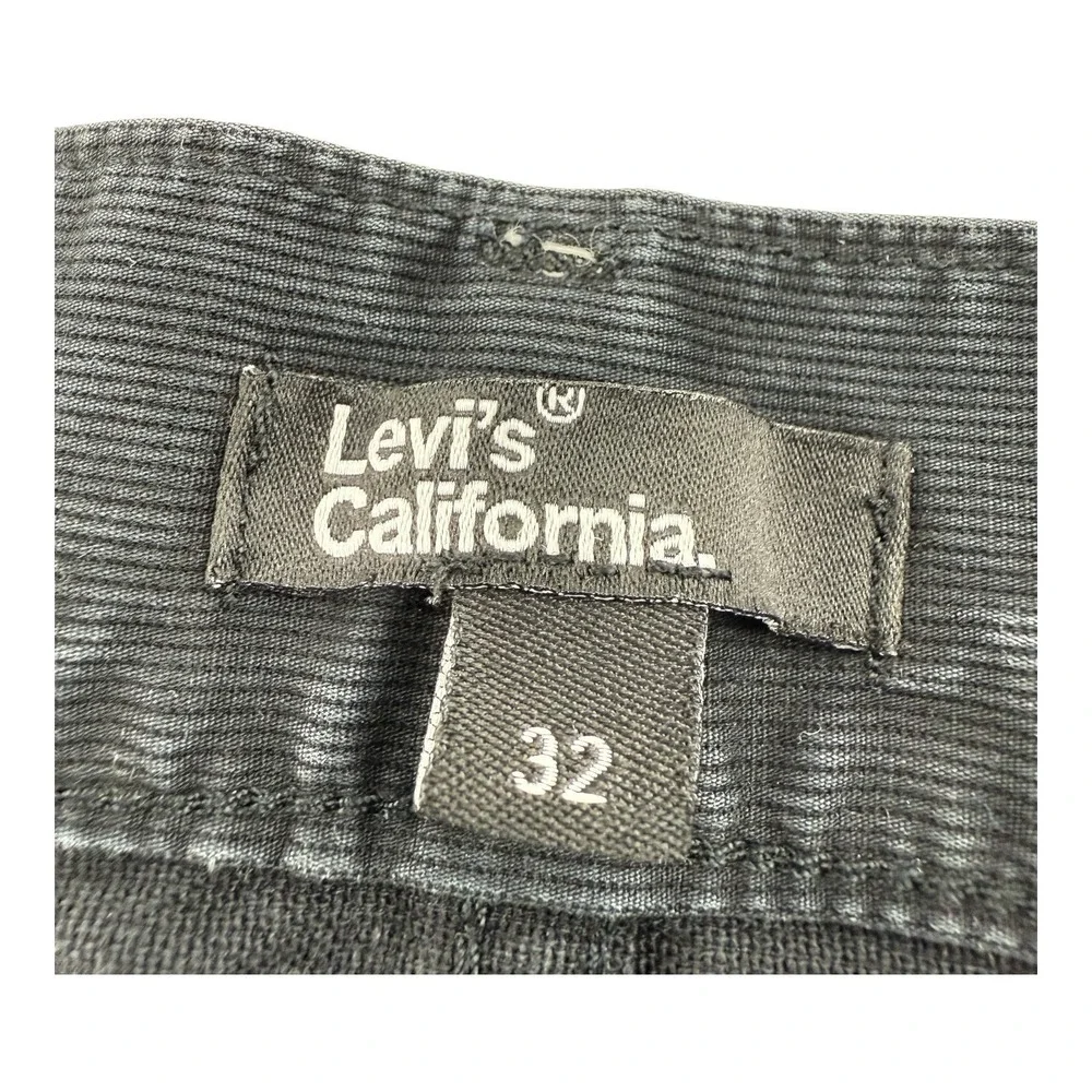 Levi's California Black Corduroy 5‎ Pocket Cotton Jeans Men's Size 32x30